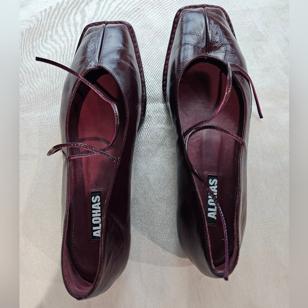 ALOHAS Sway Square Toe Ballet Flats Sz  EU40/US9-9.5 - Picture 4 of 16